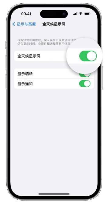 柯城苹果14维修店分享如何自定义 iPhone 14 Pro 常亮显示屏 