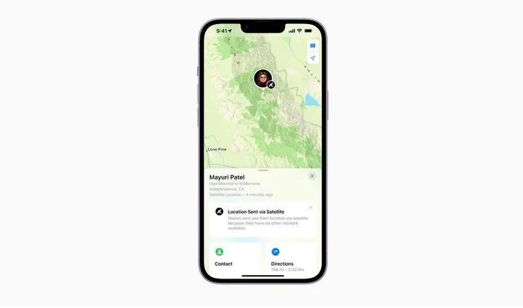 柯城苹果14维修分享iPhone14系列中 FindMy功能通过卫星分享位置方法教程 