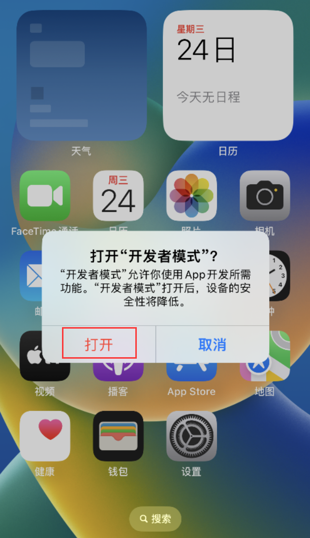 柯城苹果手机维修分享如何打开开发者模式 