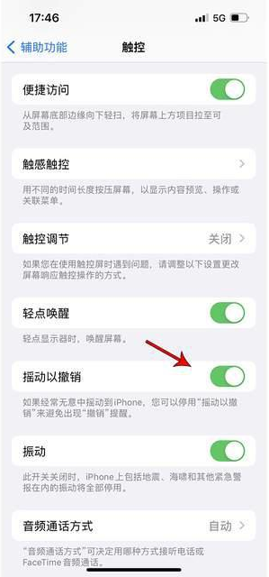 柯城苹果手机维修分享iPhone手机如何设置摇一摇删除文字 