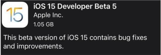 柯城苹果手机维修分享如何升级到iOS15.0 beta5 